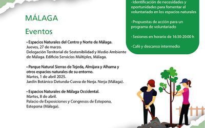 Foro voluntariado en Espacios Naturales Protegidos (Prov. Málaga)